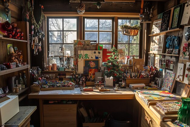 shopfront with embroidery